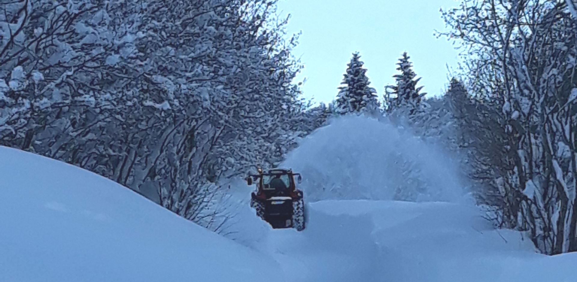 Aulon sous la neige 