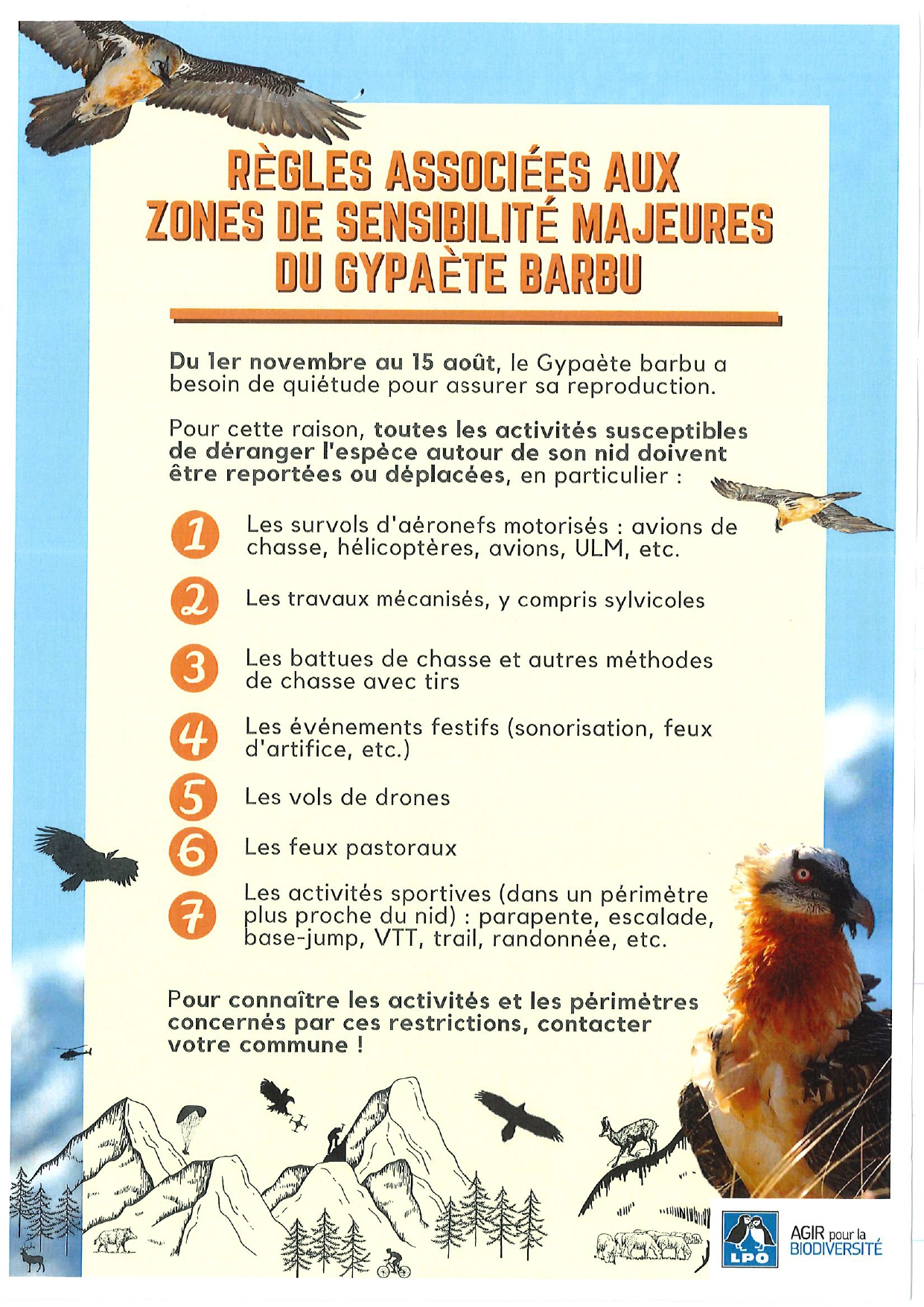 Zone de sensibilité majeure