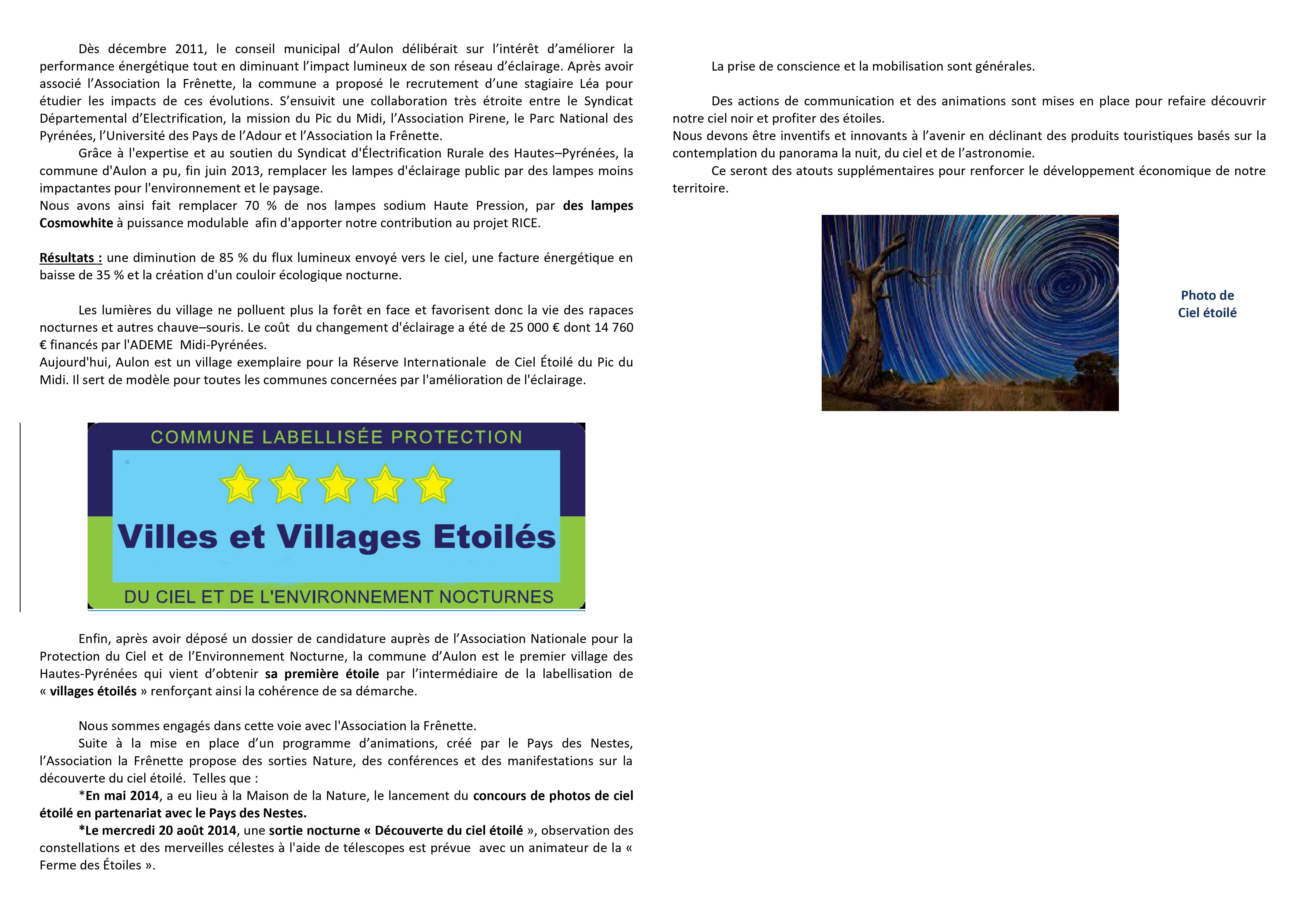 village étoilés
