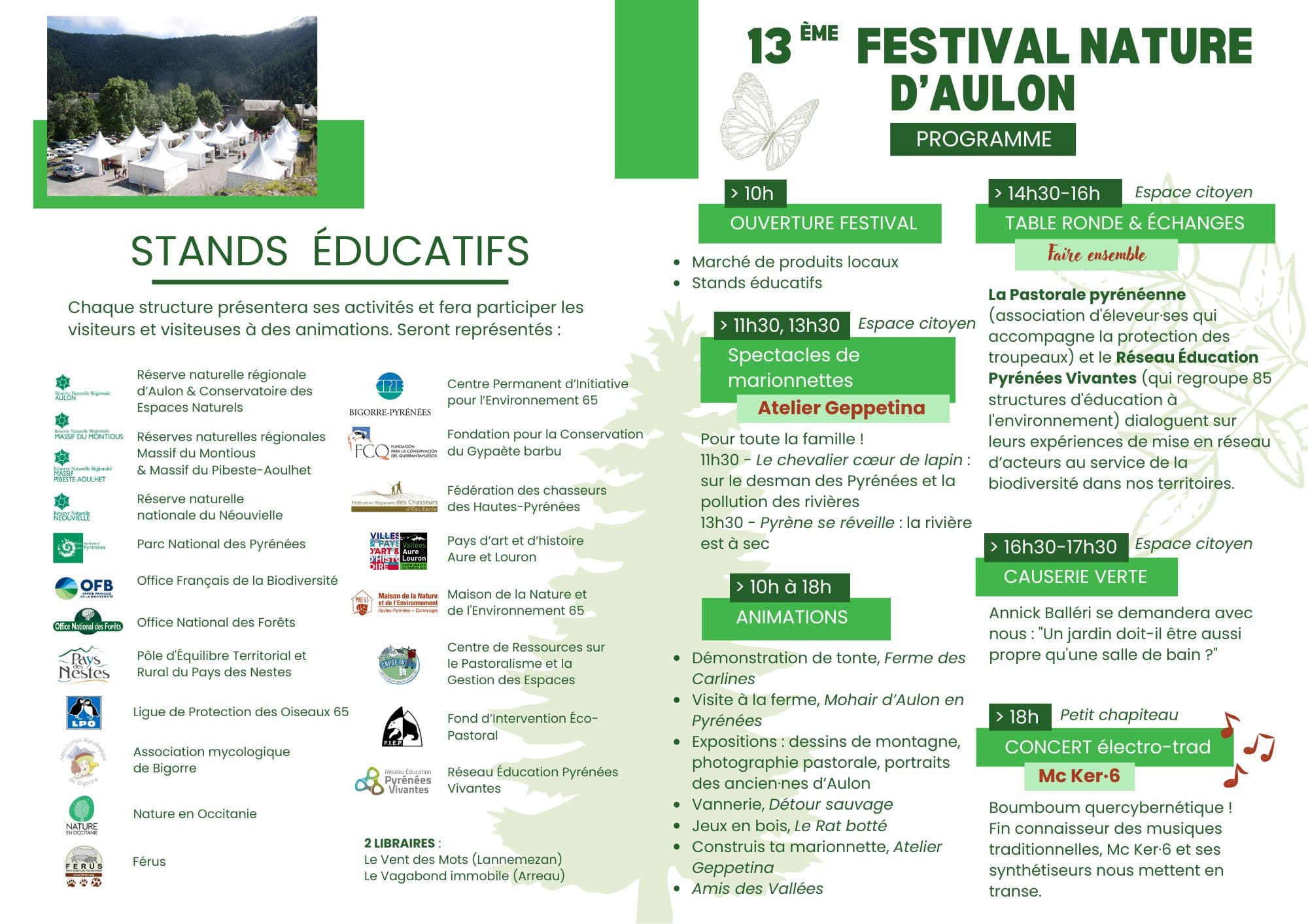 Programme Festival Nature 2025